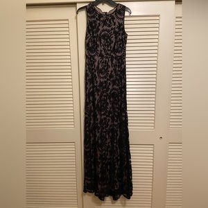 Long Black Adrianna Papell Dress